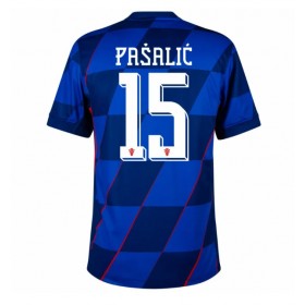 Pánské fotbalový oblečení Chorvatsko Mario Pasalic #15 Venkovní košile ME 2024 Krátkým Rukávem